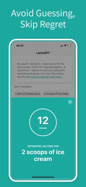 Lactose Estimator screenshot 3