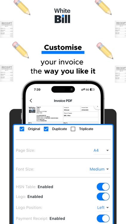 GST Invoice Maker - WhiteBill screenshot-3