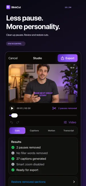 BlinkCut screenshot 4