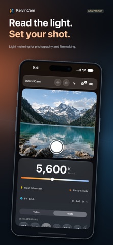 KelvinCam: Light Meter Screenshot 9 of 10
