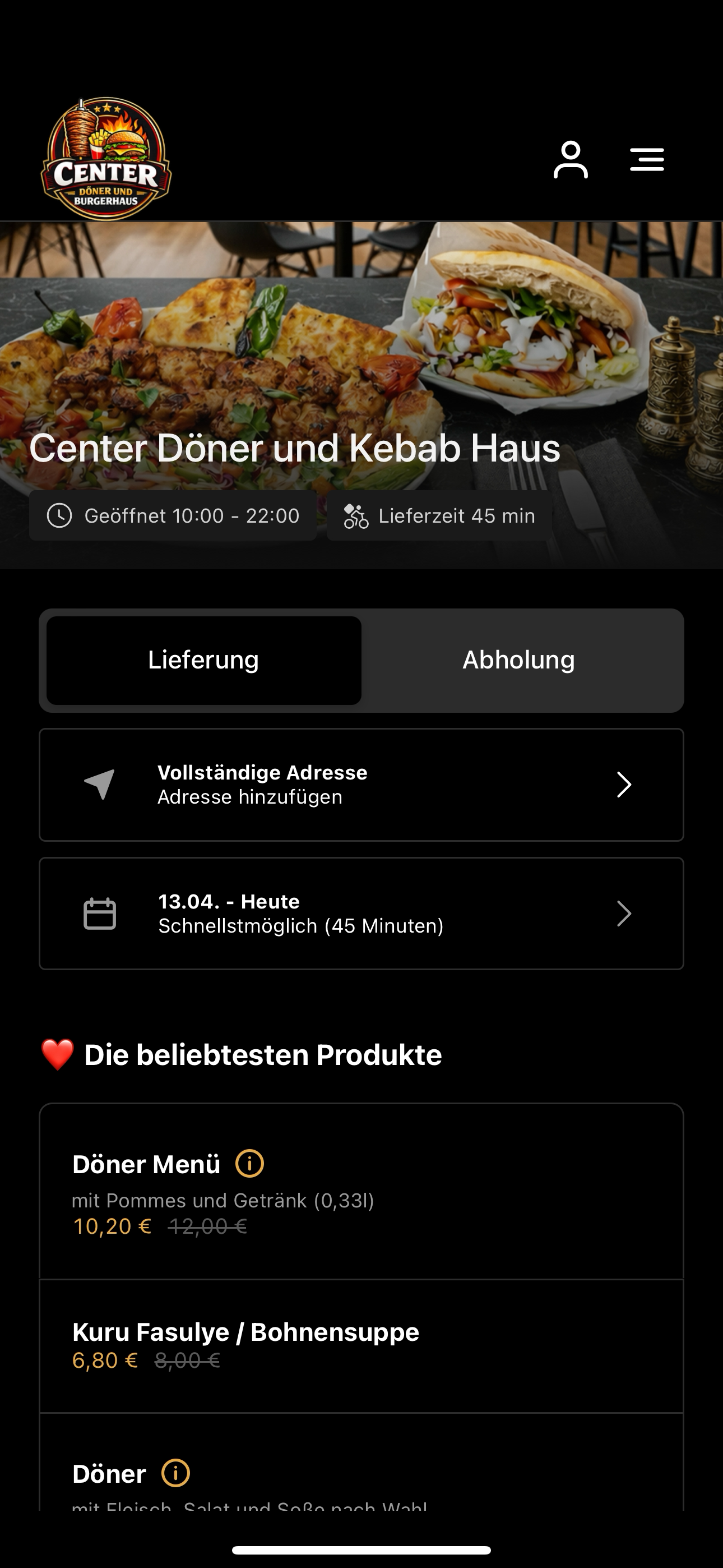 Center Döner und Burgerhaus