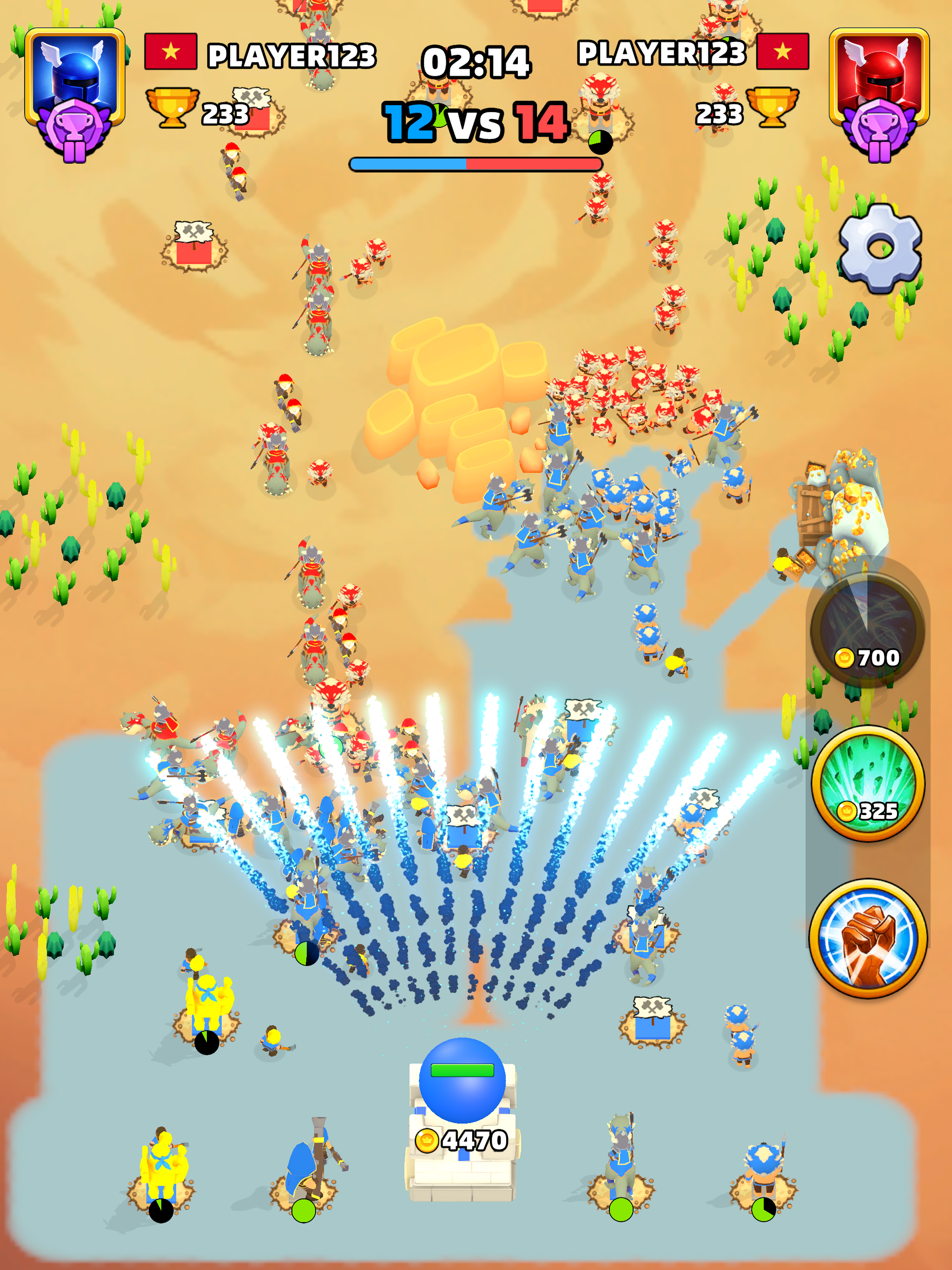 Royal Wars Color Clash screenshot 12