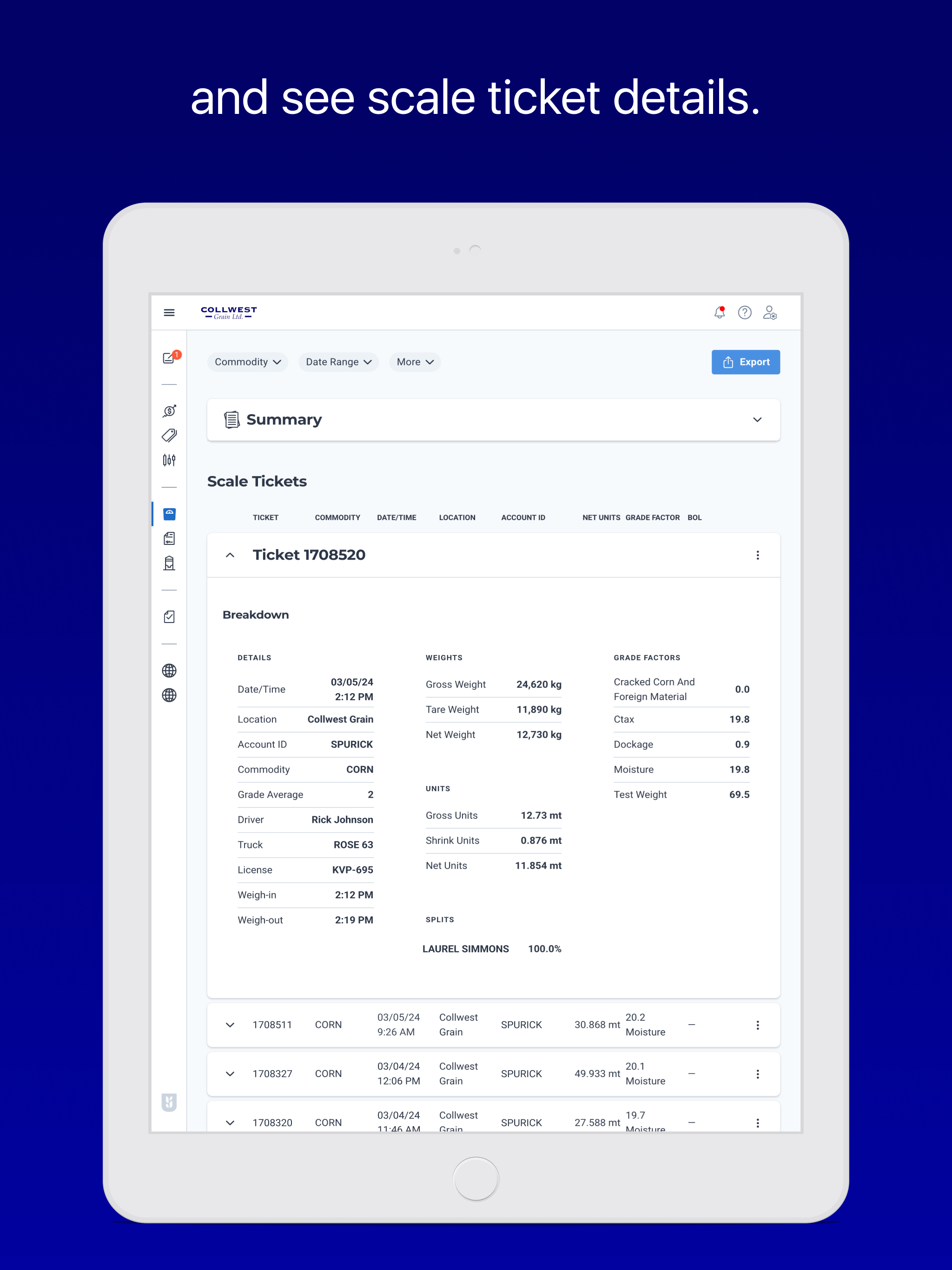 Collwest Grain Ltd screenshot 13