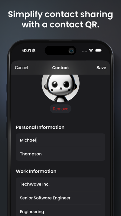 SoCard: Digital Business Card Screenshot