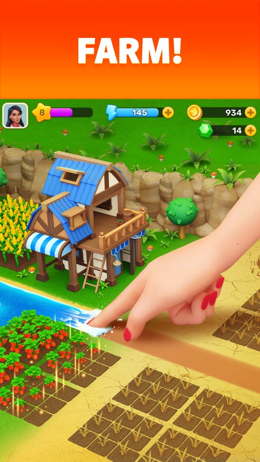 #3. Klondike Adventures: Farm Game (iOS) Bởi: VIZOR APPS LTD
