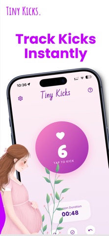Tiny Kicks - Baby Kick Counter Screenshot 1 of 7