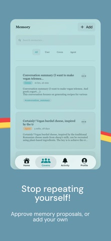 AICoven: Local AI Chat iPhone screenshot