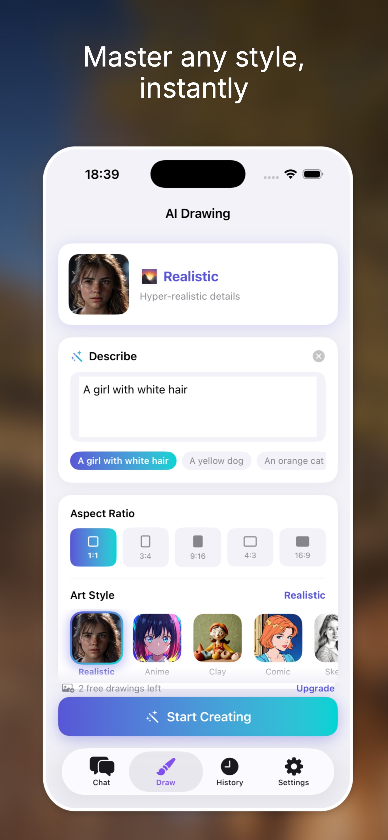 GrekkAI: Your AI Chat & Art