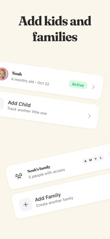 Tiny Tracker: Baby Log screenshot