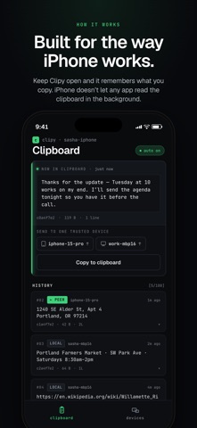 Clipy - Clipboard Sync Screenshot 5 of 5