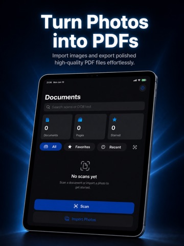 ScanFlow: PDF Scanner & OCR iPad screenshot