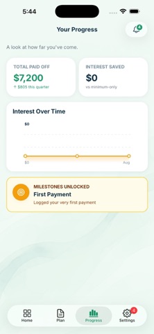 Debt Free Me: Debt Payoff iPhone screenshot