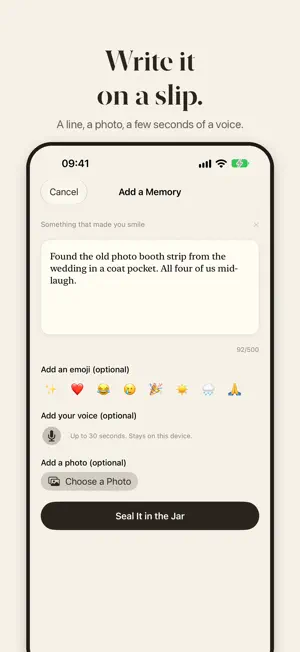 Memory Jar: Gratitude & Joy screenshot 2