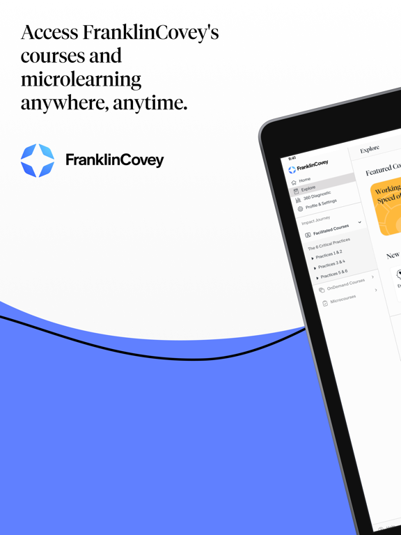 FranklinCovey Impact Platform iPad screenshot 1 - Education app