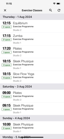 Sport and Active Health iPhone screenshot