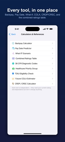 VA Compensation Calculator Screenshot 8 of 10
