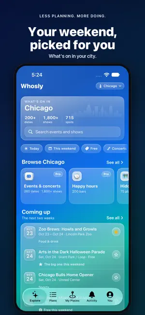 Whosly: Plans, Places & RSVPs screenshot 1