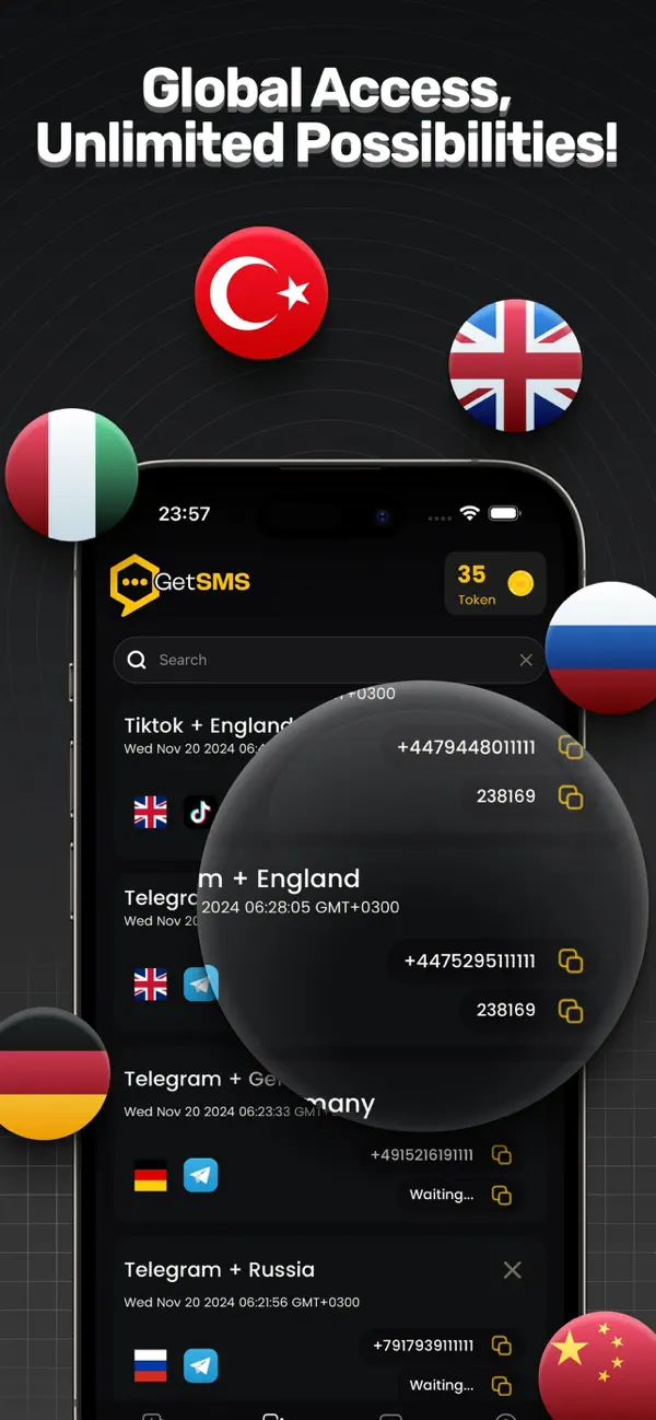 #4. GetSMS: SMS Verification App (iOS) Podle: CODE MAGNET