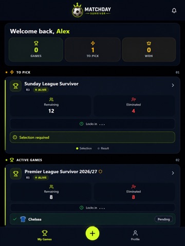 Matchday Survivor iPad screenshot
