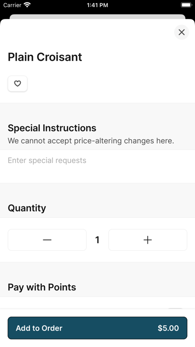 Fora Cafe iPhone screenshot 3 - Food & Drink app
