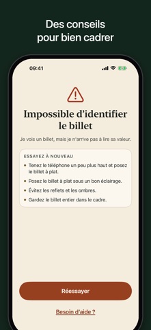 BillVoice : Lecteur de billets Screenshot 6