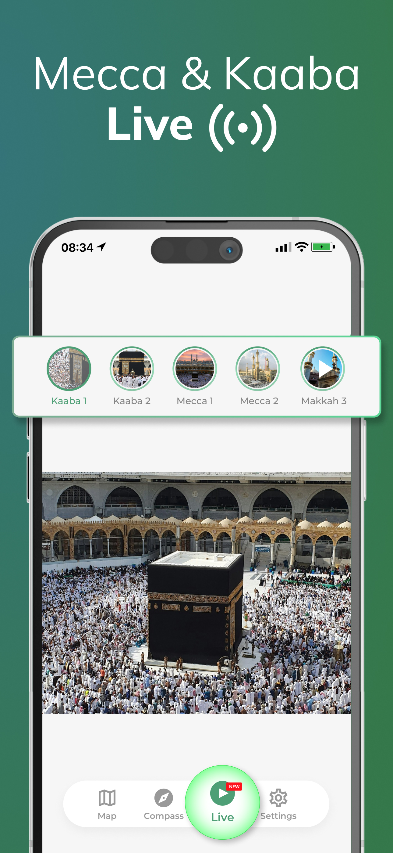 Qibla Finder 100% اتجاه القبلة