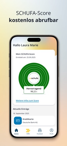 SCHUFA iPhone screenshot 1