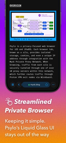 Psylo: Privacy Browser & Proxy Screenshot 6 of 10