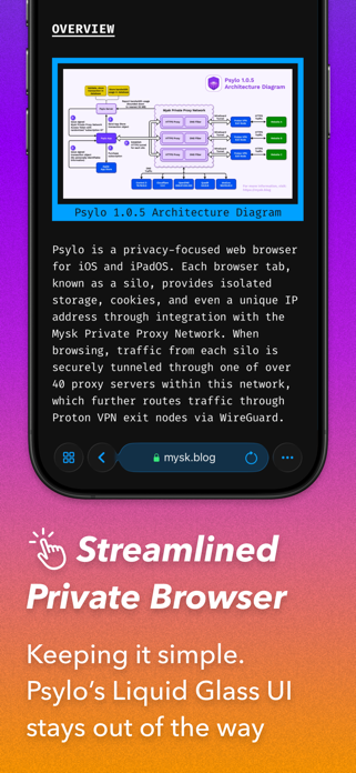 Psylo: Privacy Browser & Proxy Screenshot 6 of 10