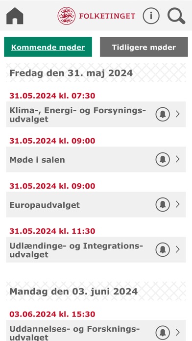Tv fra Folketinget Screenshot