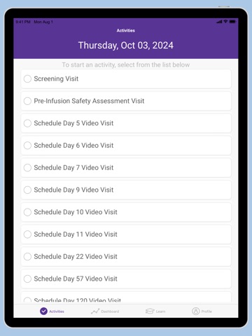 FORWARD 102 iPad screenshot
