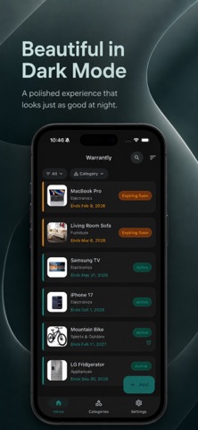Warrantly - Warranty Tracker screenshot