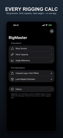 RigMaster: Rigging Calculator Screenshot 1 of 5