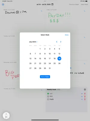 Digital Weekly Planner screenshot 3