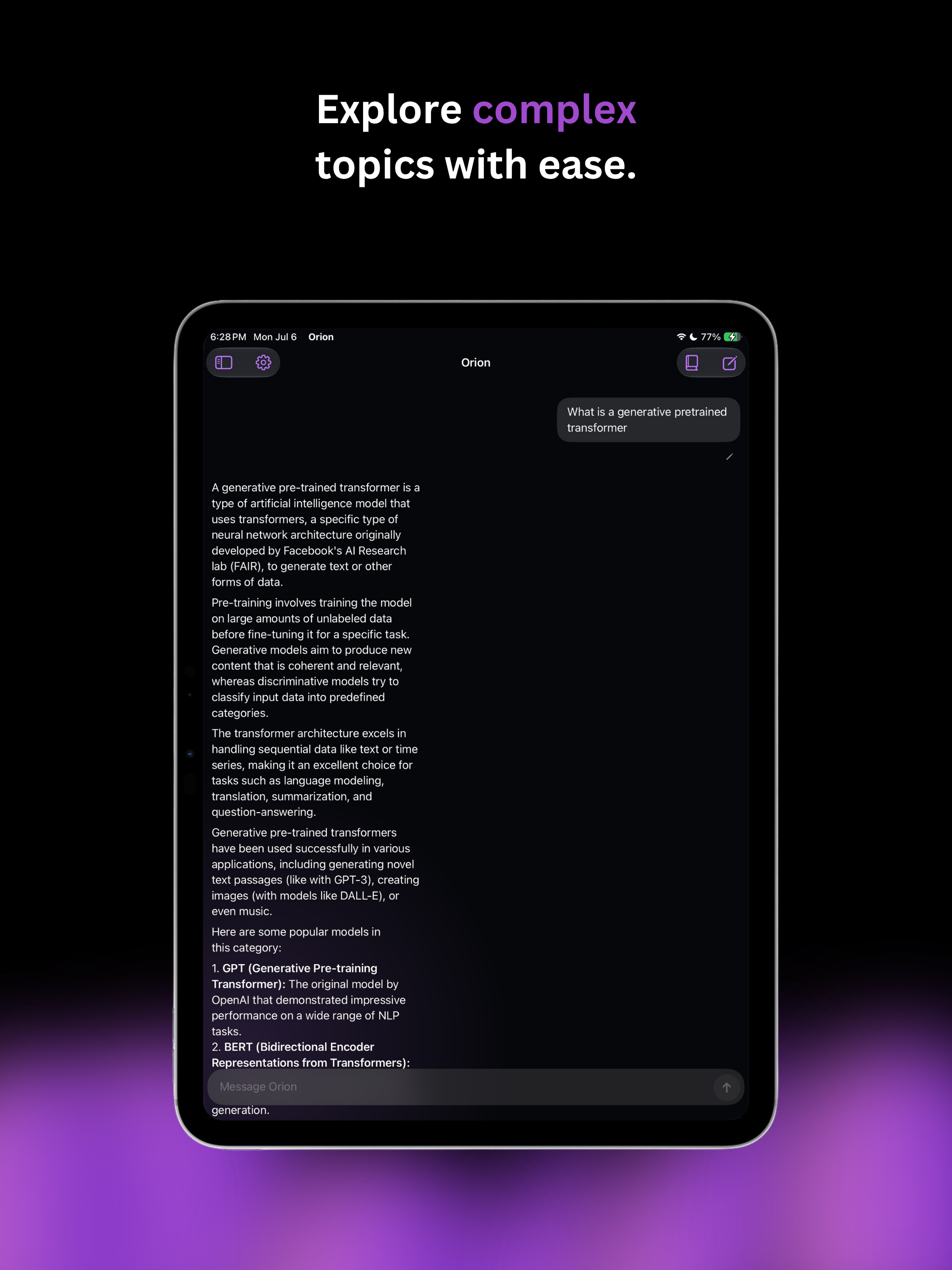 Orion Personal AI screenshot 16