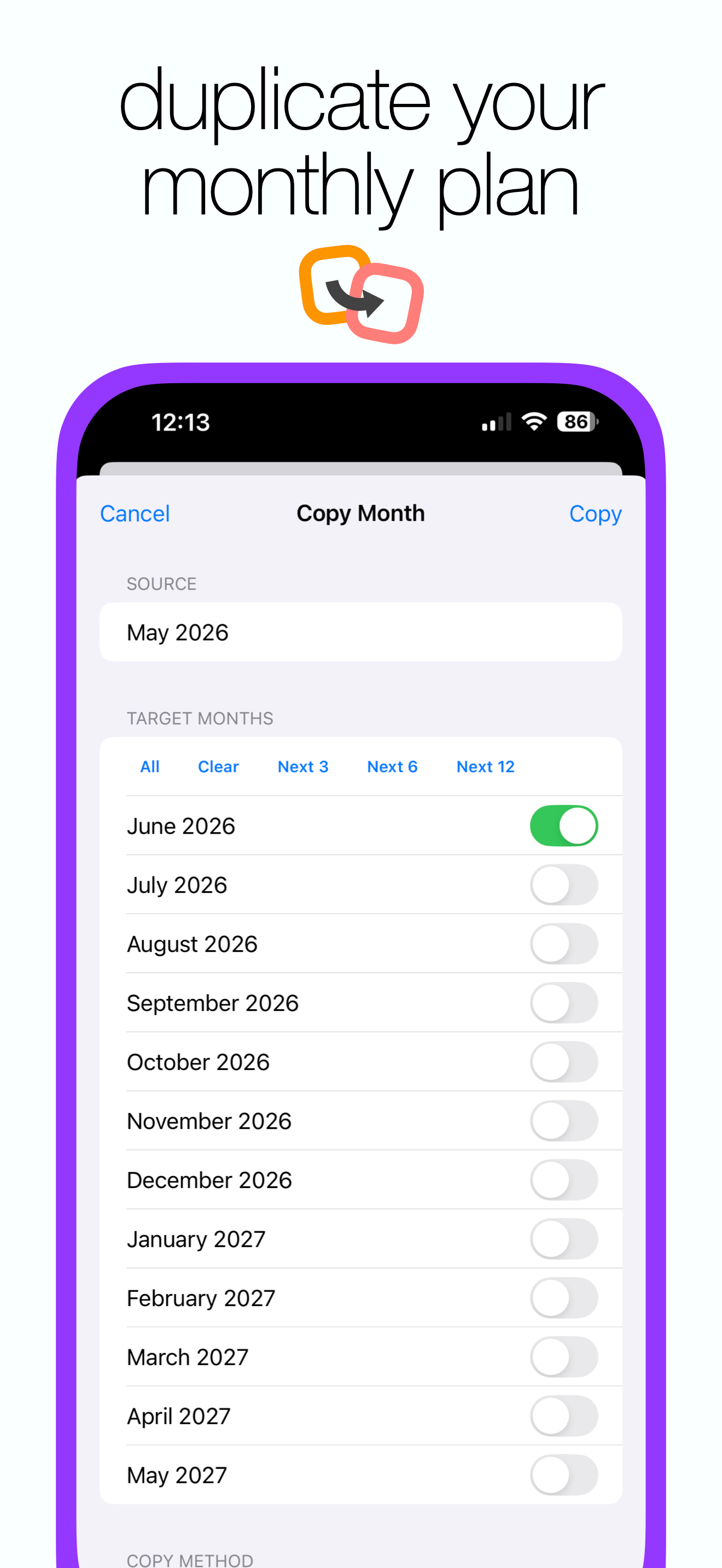 Shift Calendar: Cadence