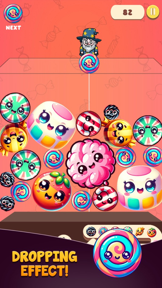 #3. Fruit Merge: Melon Drop Stack (iOS) Podle: Muneeb Atta Khan