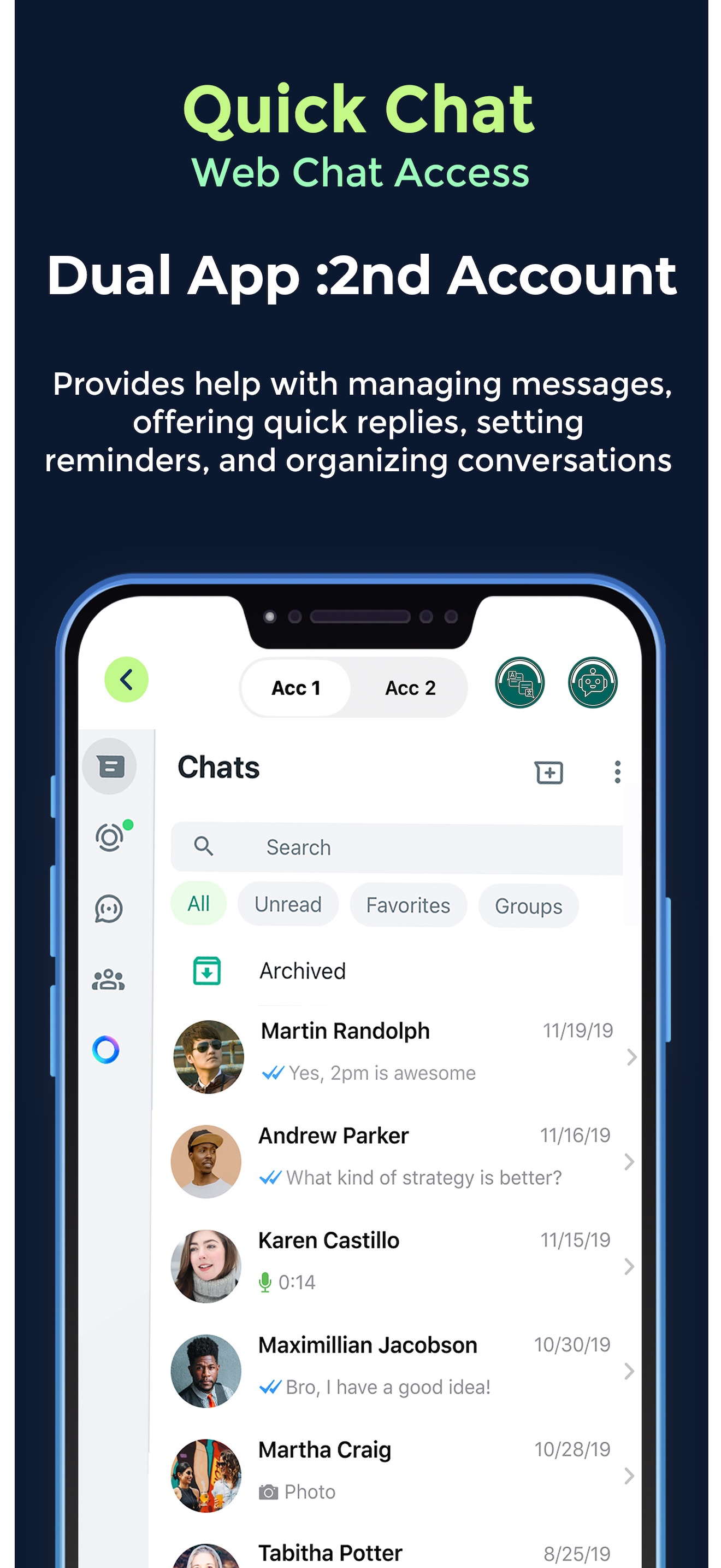 Quick Chat: Whats Web Scanner