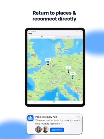 PeopleMemory iPad screenshot