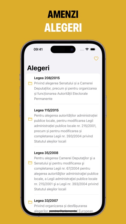 Alegeri: Legi & Amenzi