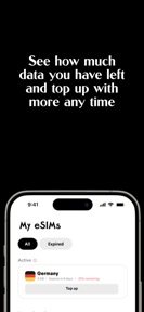Roaming - eSIMs for Travel screenshot