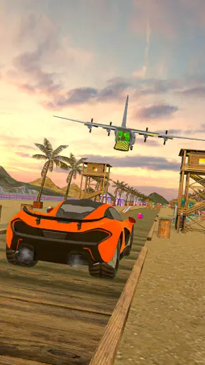 Stunt Plane Chase Mega Car screenshot 4