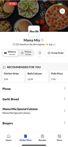 Mama Mia Birmingham screenshot