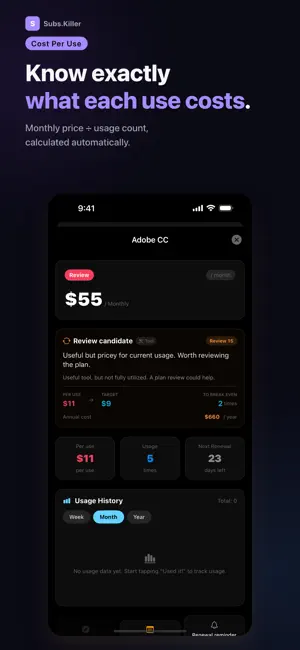 Subscriptions: Subs.Killer screenshot 3