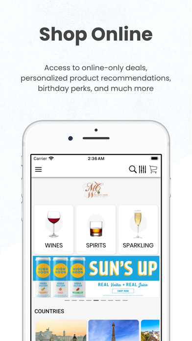 Mount Carmel Wines & Spirits Screenshot