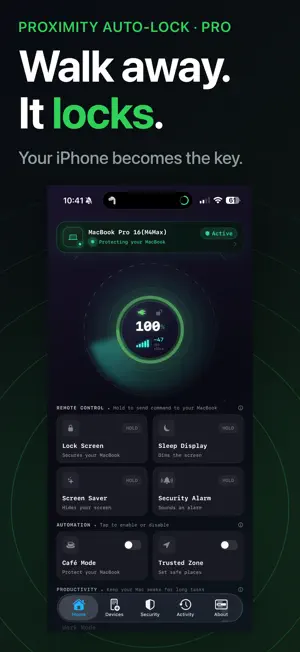 ProxiOne - Smart Security screenshot 1