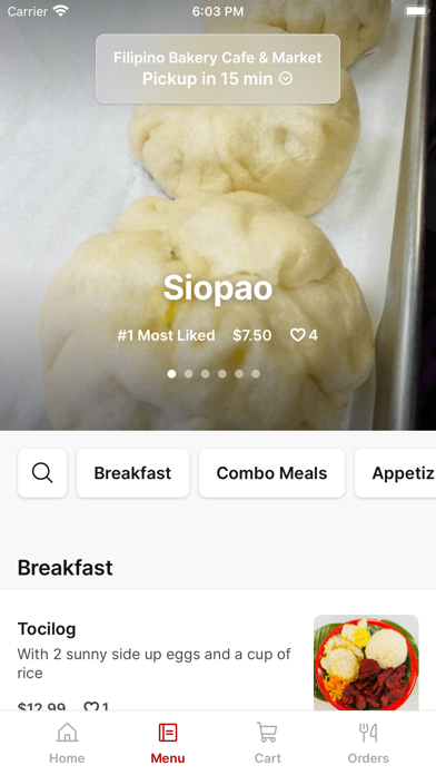 Filipino Bakery iPhone screenshot 2 - Food & Drink app