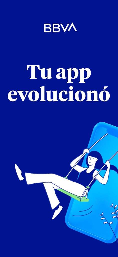 BBVA Argentina - This tool introduces its evolved interface, showcasing a vibrant brand identity and a friendly illustration that sets a welcoming tone.