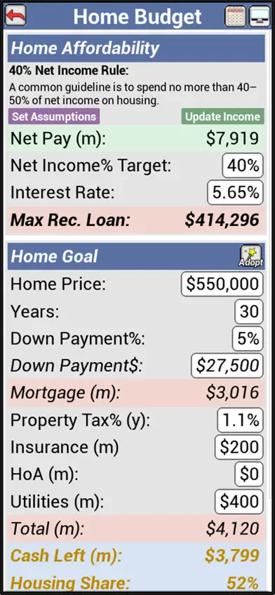 Home & Life Planner screenshot 2