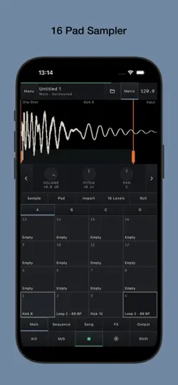 Capture d'écran de Resamplr sur iPhone 1